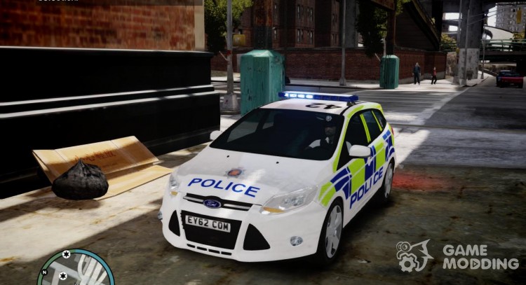 Ford Focus police UK для GTA 4