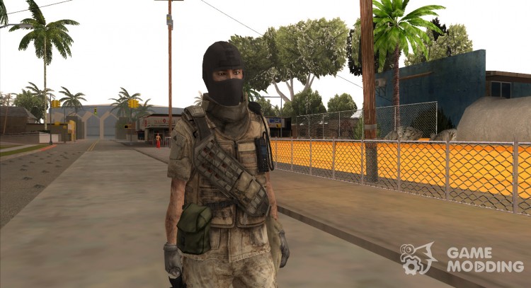 Crysis 2 US Soldier 8 Bodygroup B для GTA San Andreas
