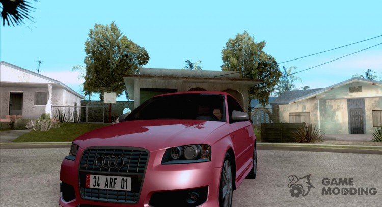 Audi S3 completo ajustable para GTA San Andreas
