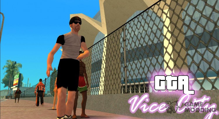 Vice City Sky HD for GTA San Andreas