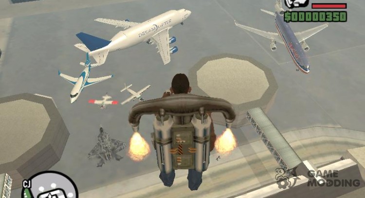 Pak de aviones para GTA San Andreas