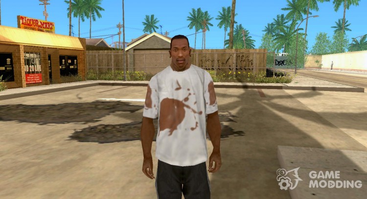 The bloody shirt for GTA San Andreas