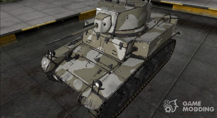 The skin for the M3 Stuart for World Of Tanks