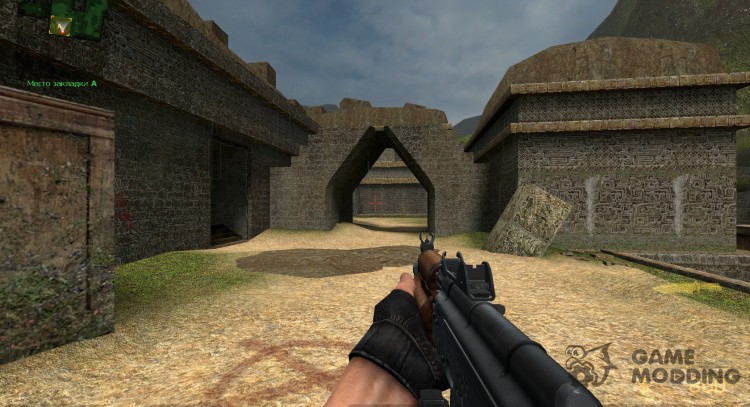 Polygons Aks Skin On TheLamas Aks74u for Counter-Strike Source