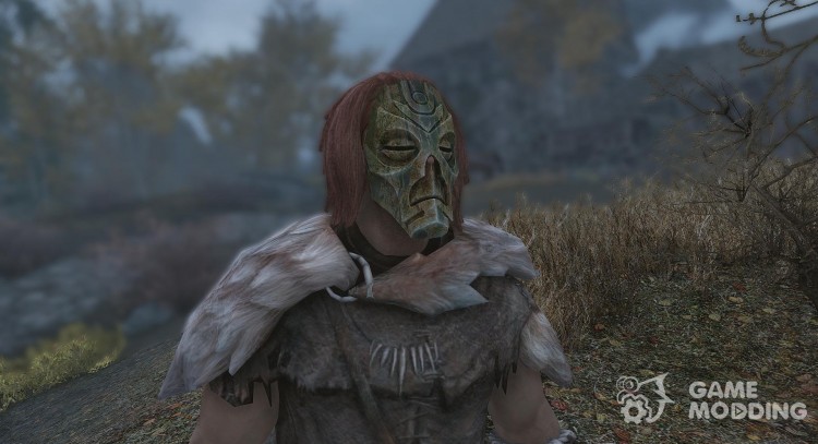 Hoodless Dragon Priest Masks - With Dragonborn Support для TES V: Skyrim