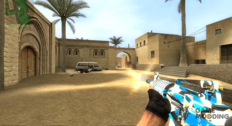 Wicked Camo Blue for Counter-Strike Source