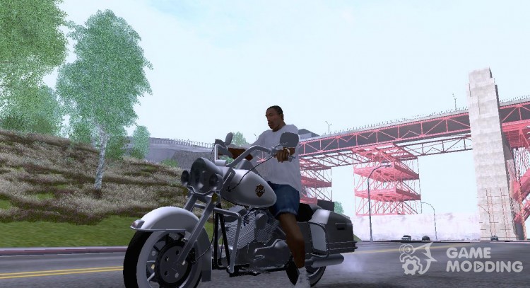 Harley Davidson Road King para GTA San Andreas