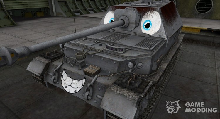 Divertido skin Ferdinand para World Of Tanks