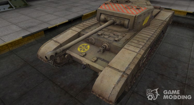 Контурные зоны пробития Matilda Black Prince для World Of Tanks