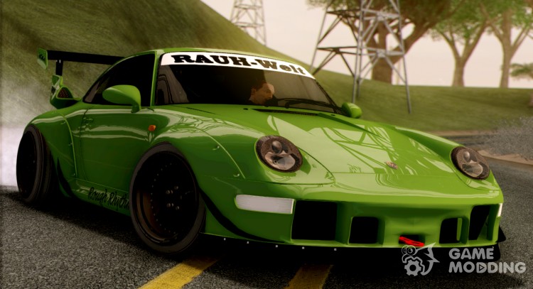 Porsche 993 GT2 RWB Rough Rhythm для GTA San Andreas