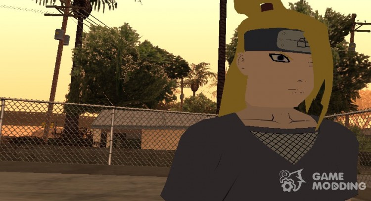Дейдара de Naruto HD (durante la batalla con sasuke) para GTA San Andreas