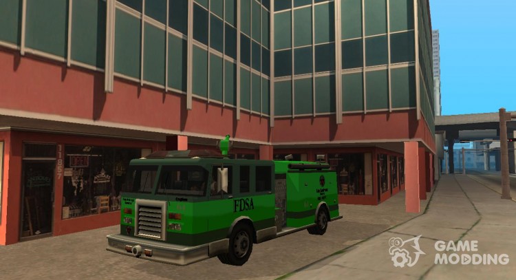 Es pintable in the two of the colours of the Firetruck by Vexillum para GTA San Andreas