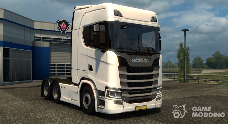 Scania S580 V8 2017 для Euro Truck Simulator 2