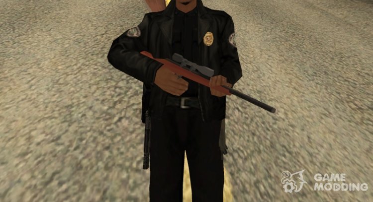 Пак скинов полиции в куртках для GTA San Andreas