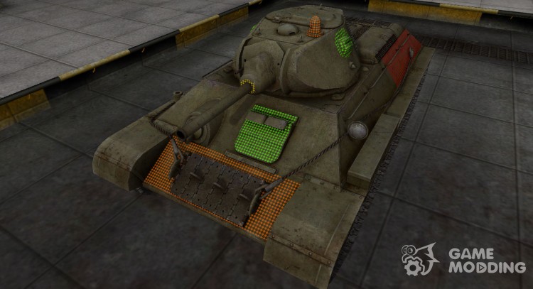 La zona de ruptura del T-34 para World Of Tanks