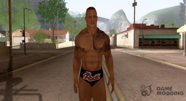 Dwayne The Rock Johnson Mod V1 para GTA San Andreas