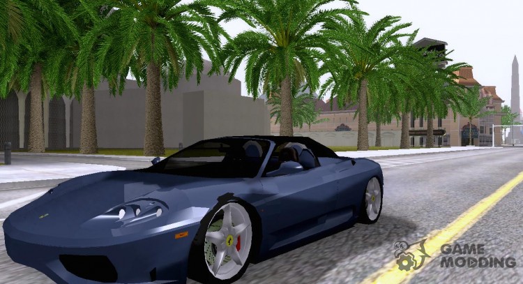 Spyder Ferrari 360 для GTA San Andreas