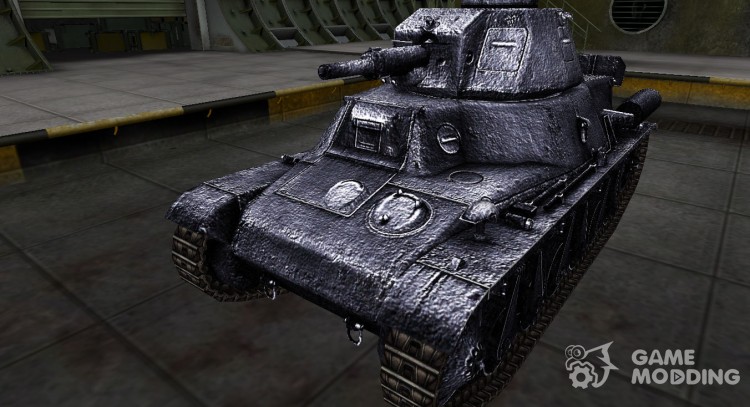 Темный скин для PzKpfw 38H 735 (f) для World Of Tanks