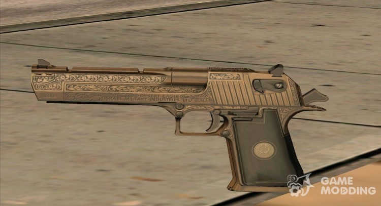 Desert Eagle 50 AE Gold для GTA San Andreas