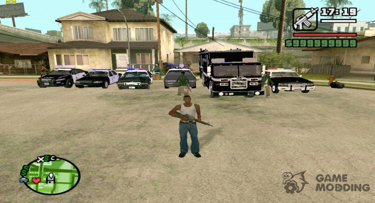 La policía de los ángeles Cars para GTA San Andreas