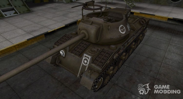 Зоны пробития контурные для T28 Prototype для World Of Tanks