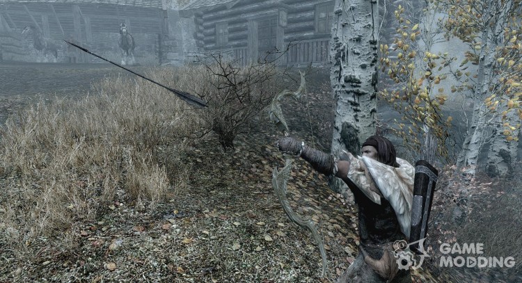 La flecha con el mágico hechizo de fuego, hielo y trueno para TES V: Skyrim