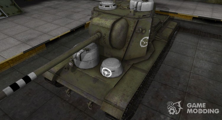 La zona de ruptura de contorno para el KV-5 para World Of Tanks