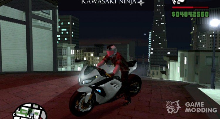 Real Engine Sound 'Kawasaki Ninja 250 для GTA San Andreas