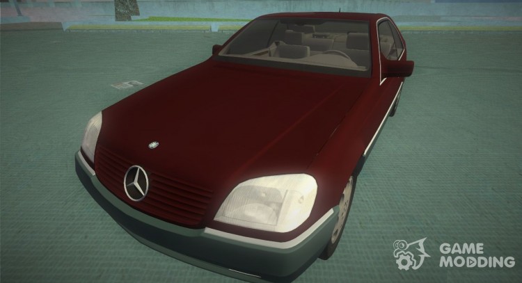 Mercedes-Benz 600SEC (C140) 1992 para GTA Vice City