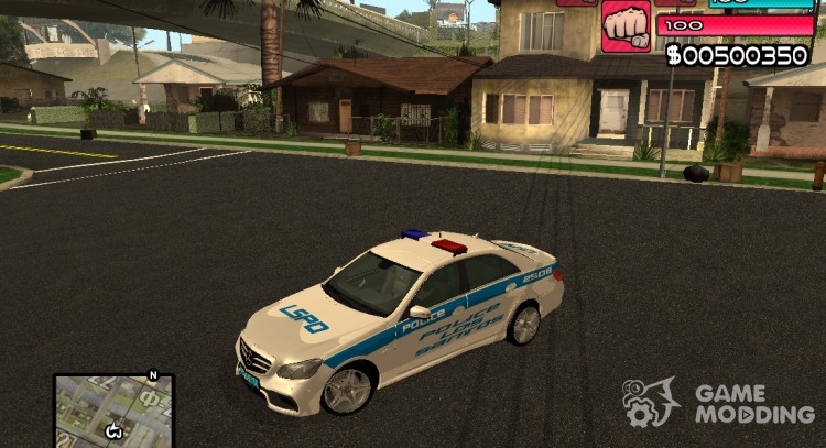 El Mercedes-Benz E63 AMG 2014 Police LS para GTA San Andreas