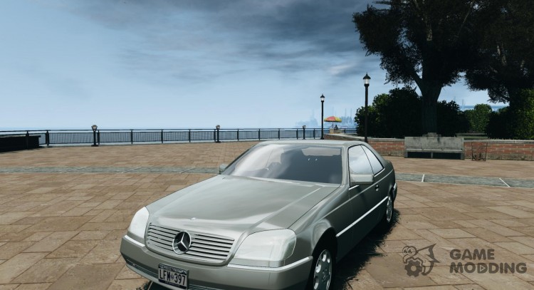 Mercedes-Benz 600SEC C140 1992 v1.0 для GTA 4
