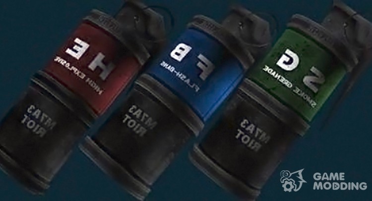Grenades Pack for Counter Strike 1.6