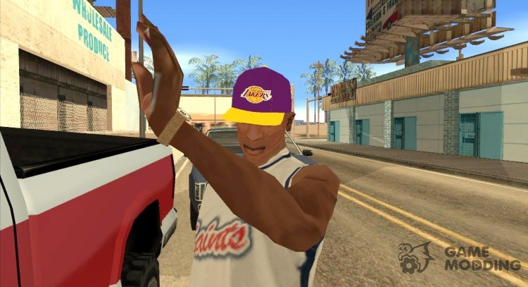 Lakers Cap for GTA San Andreas