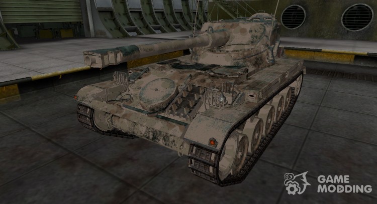 Francés skin para el AMX 13 75 para World Of Tanks