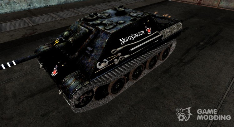 Skin for Jagdpanther Night Stalker for World Of Tanks