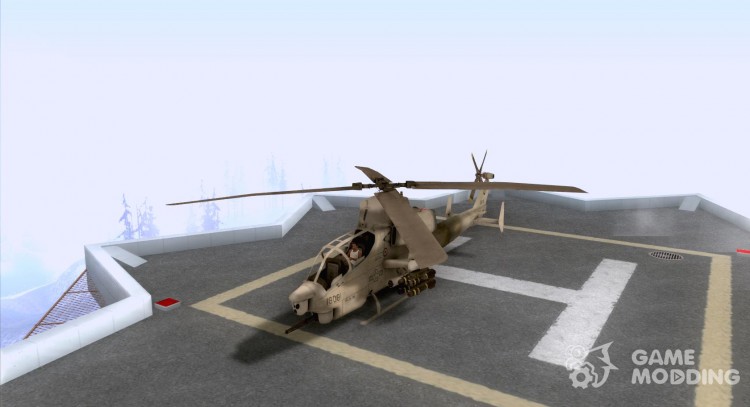 Cazador-AH-1Z Cobra para GTA San Andreas