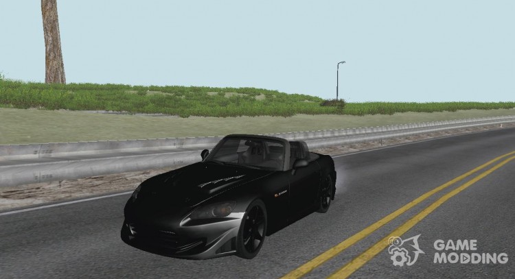 Honda s2000 черный стиль для GTA San Andreas