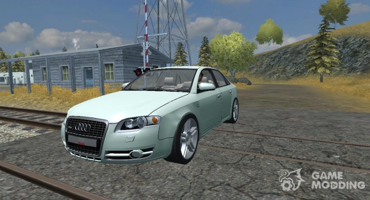 Audi A4 Quattro towbar v 1.1 для Farming Simulator 2013