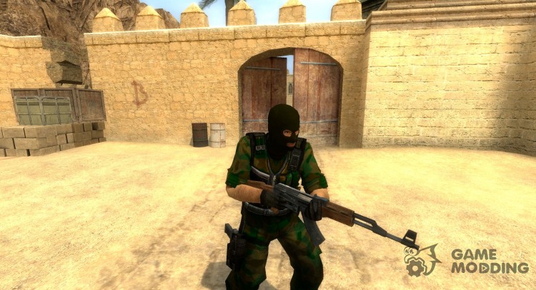 Джунгли камуфляж террорист для Counter-Strike Source