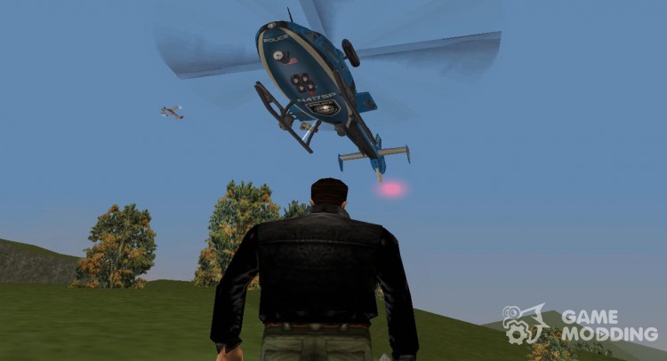G-Man Pilot HeliCOPter para GTA 3