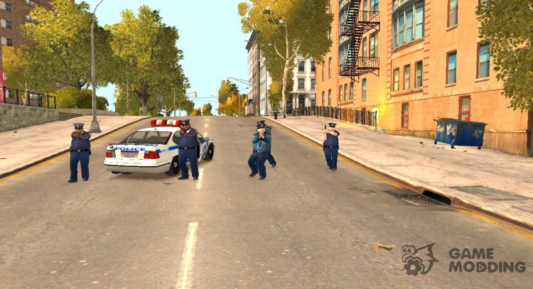 Muchos policías para GTA 4