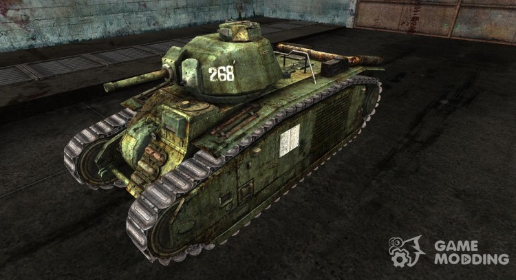 Tela de esmeril para Panzerkampfwagen B2 (f) 740 no. 4 para World Of Tanks