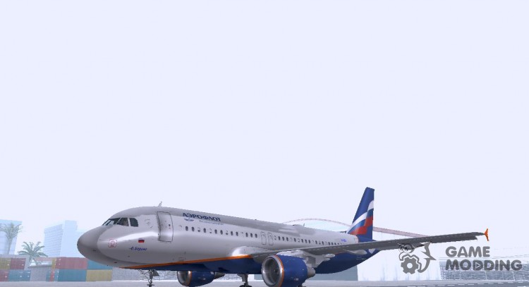 El Airbus A320 Las Líneas Aéreas Rusas Aeroflot para GTA San Andreas