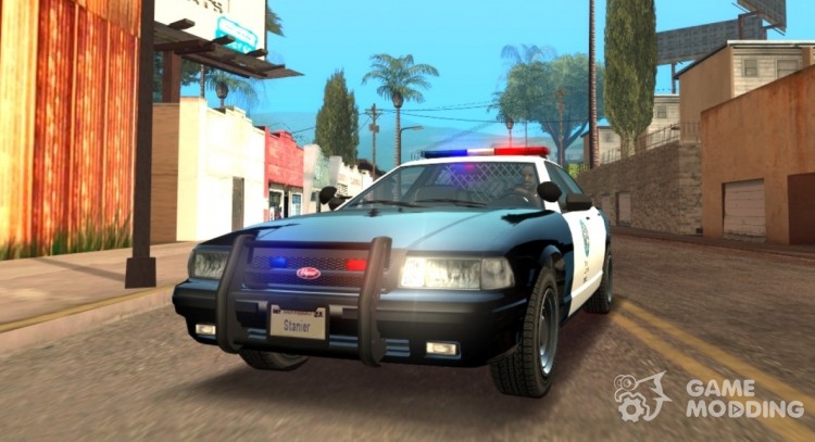 GTA 5 Vapid Stanier II Police (IVF) para GTA San Andreas