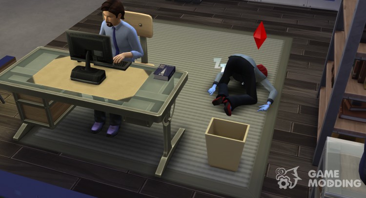 Cimy will not independently doze for Sims 4