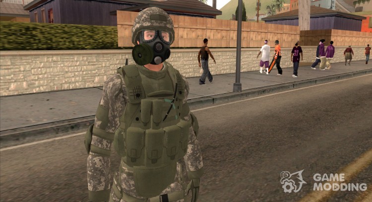 Us Army Soldier Gas Mask from Urban Alpha Protoc for GTA San Andreas
