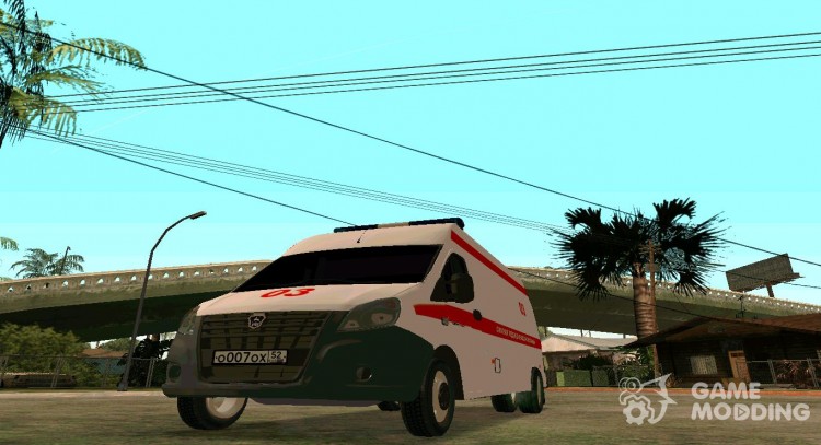 La Gacela Next Ambulancia para GTA San Andreas