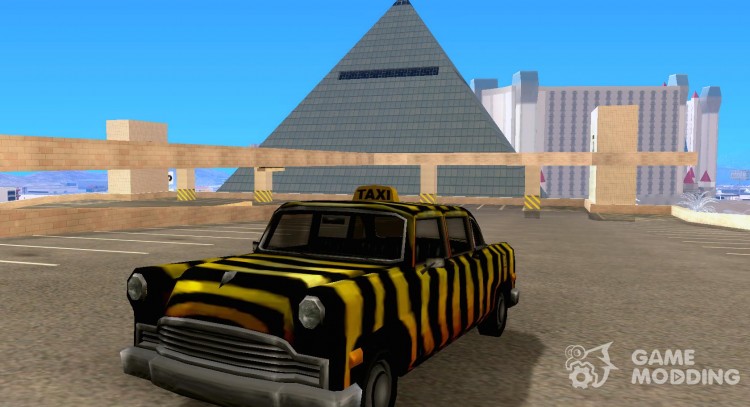 Zebra Cabbie для GTA San Andreas