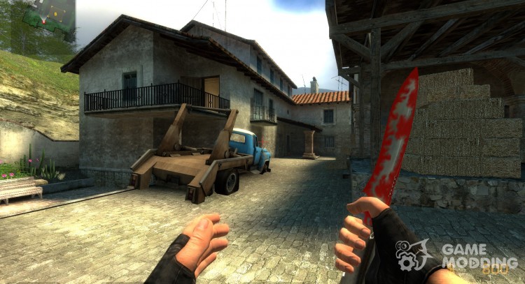 Крови нож для Counter-Strike Source