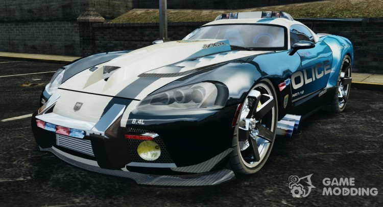Dodge Viper SRT-10 ACR ELITE POLICE для GTA 4